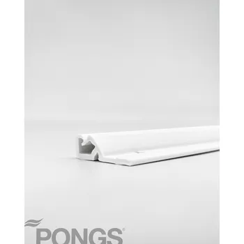 Stavební profil PONGS DESCOR PROFIL ECO TRACK BÍLÝ 2,0m