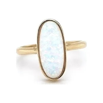Prsten Zlatý Prsten s Opálem