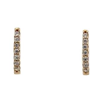 Náušnice Zlaté Náušnice se Zirkony 7122588