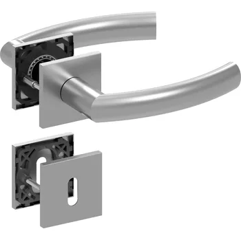 Dveřní kování Qolibri dveřní kování SU 1003 RHR na tenké rozetě (nerez) Provedení: Klika / klika bez rozet