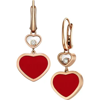 Náušnice Zlaté Náušnice Chopard Happy Hearts 837482-5810 2020021