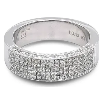 Prsten Zlatý Prsten s Diamanty 2011609