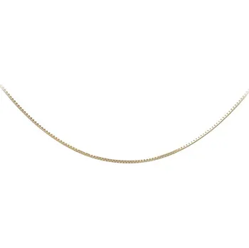 Řetízek Zlatý Řetízek Cube - Kostka 7090779