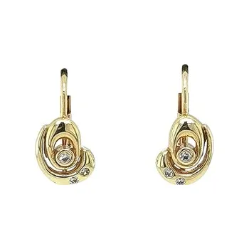 Náušnice Zlaté Náušnice se Zirkony 7120759