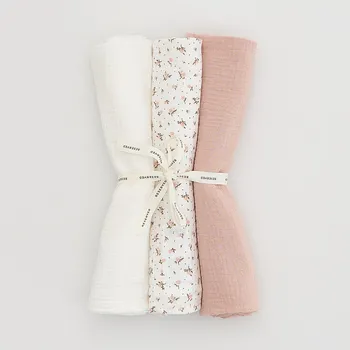 Dupačky Reserved - Mušelínová plena 3 ks - vícebarevná - 619GX-MLC - 619GX-MLC-ONE