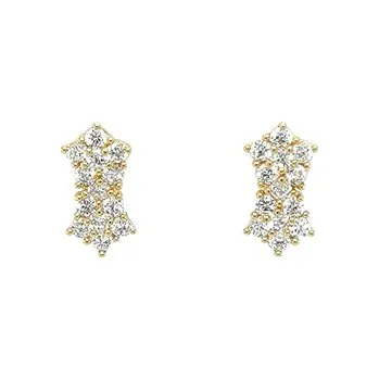 Náušnice Zlaté Náušnice se Zirkony 7120592