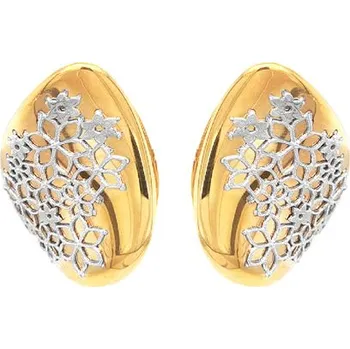 Náušnice Zlaté Výrazné Náušnice 7120047