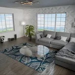 JUTEX Kusový koberec NEPAL 501 8585 52 BARVA: Modrá, ROZMĚR: 200x290 cm