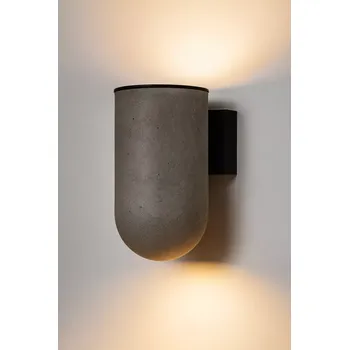 Nástěnné svítidlo Nástěnná lampa, Essentials Pei, betonová