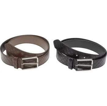 Opasek Pánský pásek URBAN CLASSICS TB7217A BLACK/SILVER/BROWN/SILVER L/XL