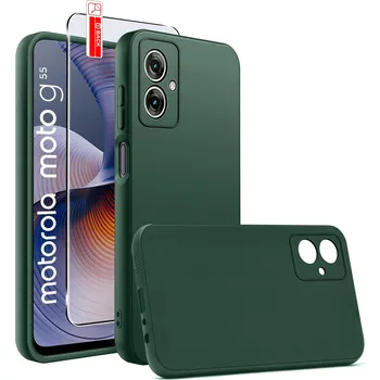 Pouzdro na mobilní telefon Zadní Kryt KrainaGSM pro Motorola Moto G55 zelený