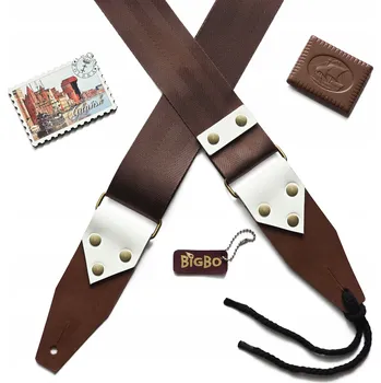 Kytarový popruh Kytarový popruh "Brown Cruiser" BigBo, hnědý