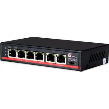 Switch SWITCH POE GETFORT 4x POE + 2x FE UPLINK 65W