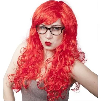 Karnevalová paruka Paruka červená pro dospělé