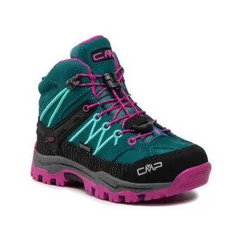 Pánská treková obuv Trekingová obuv CMP Kids Rigel Mid Trekking Shoes Wp 3Q12944 Zelená 31