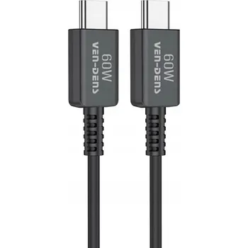 Datový kabel Datový a Nabíjecí Kabel (USB Type-C na USB Type-C) - 1.8m - 60W - Černý