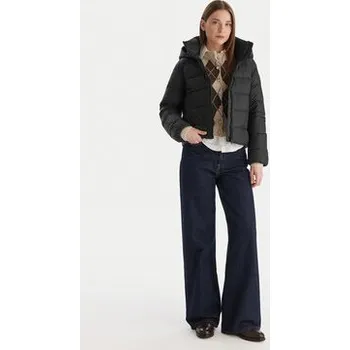 Dámská bunda Tommy Hilfiger Vatovaná bunda WW0WW43581 Černá Regular Fit XS