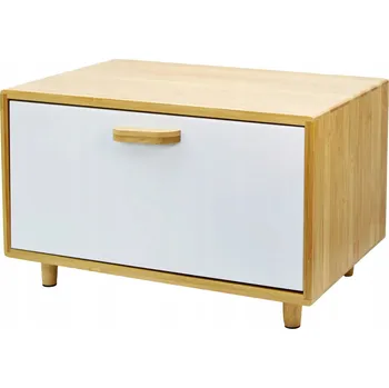 chlebník CHLEBNÍK BAMBUSOVÝ BOX NA PEČIVO CHLÉB ROHLÍKY JEDNODÍLNÝ