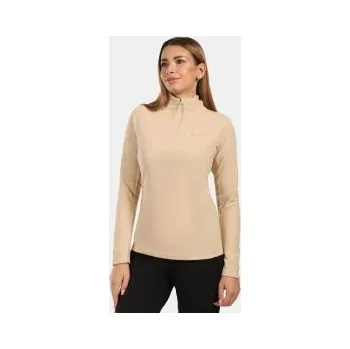 Dámská mikina Kilpi ALMERI-W béžová ZL0211KI 38; Hnědá mikina + DÁREK DLE VÝBĚRU!