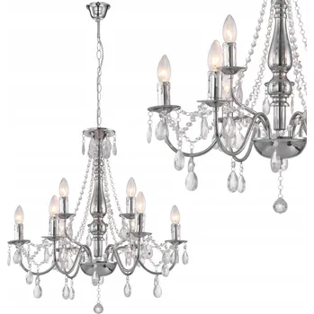 Nástěnné svítidlo Nástěnné svítidlo TOOLIGHT čiré, stříbrné E14 40 W