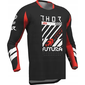 Moto bunda DĚTSKÁ MIKINA NA CROSS THOR LAUNCHMODE FUTURA YTH BLACK/RED 2XS