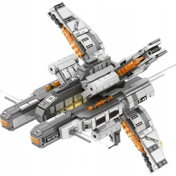 ostatní stavebnice STAVEBNICE REOBRIX JELLYFISH-CLASS-FRIGATE VESMÍRNÁ STÍHAČKA 906 DÍLKŮ TECHNIC