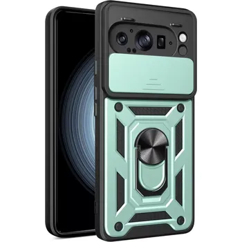 Pouzdro na mobilní telefon Kryt Google Pixel 9 Pro XL Techsuit CamShield Pro green