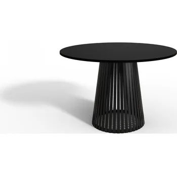 Jídelní stůl Moderní kulatý stůl Vivo 110 cm bílý do obývacího pokoje a jídelny