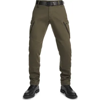 PANDO MOTO kalhoty jeans MARK OLIVE AAA Cargo Long olive - W32-L36