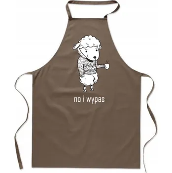 Kuchyňská zástěra ZÁSTĚRA S S POTISKEM, vtipná kuchyňská zástěra do kuchyně Ovce NO I WYPAS na gril
