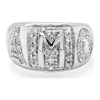 Prsten Prsten z Kombinovaného Zlata se Zirkony 7140015