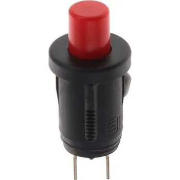 vypínač SCHURTER 0041.9141.3107 Přepínač: tlačítkový pol: 2 SPST-NO 0,2A/48VAC 0,2A/48VDC IP40