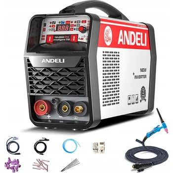 Svářečka Invertorová svářečka IGBT MIG FLUX MMA TIG HOT 205A TIG-250G PRO LED