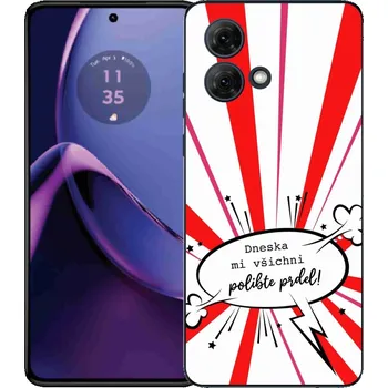 Pouzdro na mobilní telefon Gelový kryt mmCase na Motorola Moto G84 5G - vtipný text 15 bílé pozadí