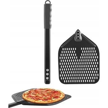 PERFOROVANÁ HLINÍKOVÁ LOPATA NA PIZZU 72*30cm TECHNICA ČTVERCOVÁ