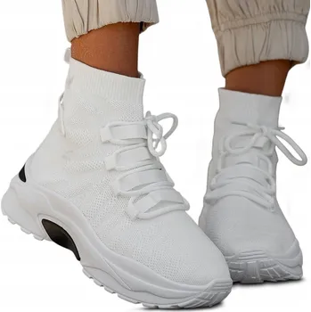 Dámské tenisky Dámské jarní boty, ponožkové tenisky, pohodlné, módní, textilní, velikost 39