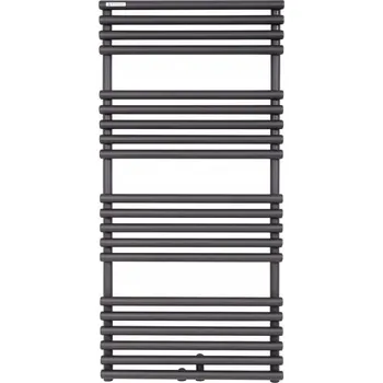 Radiátor Koupelnový radiátor na vodu 659 W 496 x 1355 mm černý