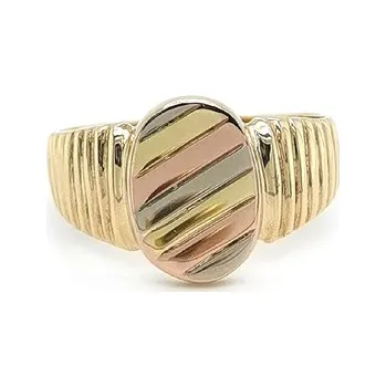 Prsten Pánský Prsten z Kombinovaného Zlata 7130597