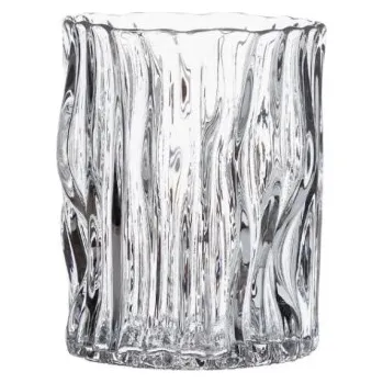 Svícen Skleněný svícen Livi Wave Clear 15 cm