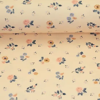 SWAFING Úplet Flowers & Wood malé květiny krémová