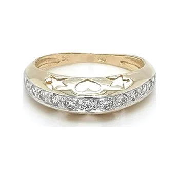 Prsten Prsten se Zirkony z Kombinovaného Zlata 7130051