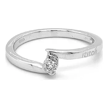 Prsten Zlatý Zásnubní Prsten s Diamantem 2010222