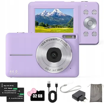Digitální kompakt Digitální fotoaparát Bedee digitální fotoaparát fialový