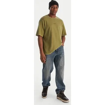 Pánské tričko G-Star Raw T-Shirt Overdyed D24780-C756 Zelená Boxy Fit M