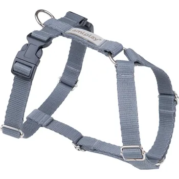 Postroj pro psa Nastavitelný postroj pro psa RUMBA GUARD šedá velikost XS, S, M, L, XL Rozměr: XL - 45-85x65-95x2,5 cm