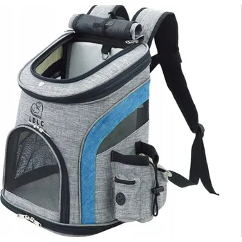 přepravka pro zvíře Batoh přepravka taška pro psa kočku M MODRÁ