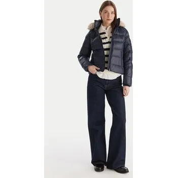 Tommy Hilfiger Vatovaná bunda WW0WW47354 Tmavomodrá Slim Fit XS