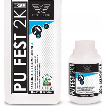 Lak na dřevo FESTFLOOR PU FEST 2K POLYURETANOVÝ LAK 1,2 KG MATNÝ