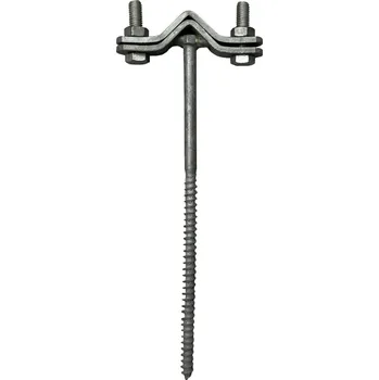 Vrut Držák ochranného úhelníku do zdiva a dřeva Kovoblesk DuD vrut 8/340