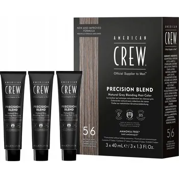 Stylingový přípravek Odsiwiacz na vlasy American Crew Precision Blend Medium Ash 5-6 3x 40 ml